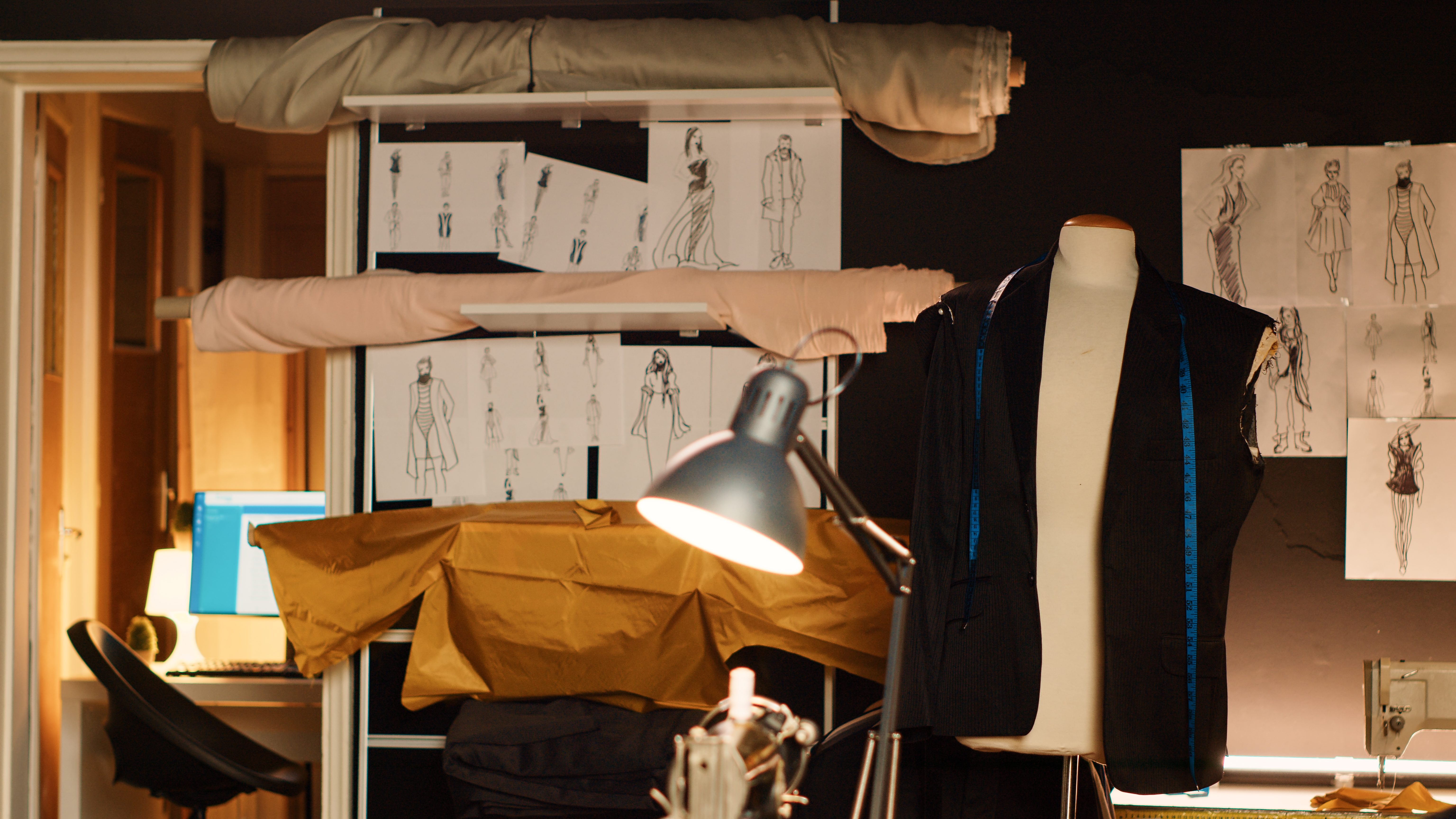 Industrial mannequin drawings and blueprints